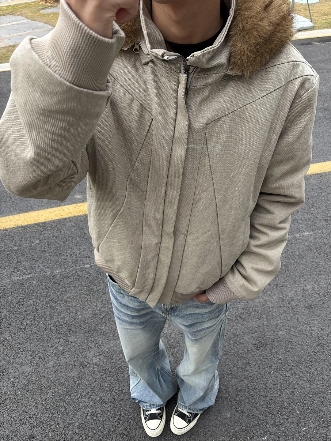 Waed Canvas Baseball Jaet Men's Winter Thiened Cotton Workwear American Sle Cleanfit Outerwear Warm Polyester
Waed Canvas Baseball Jaet Men's Winter Thiened Cotton Workwear American Sle Cleanfit Outerwear Warm Polyester