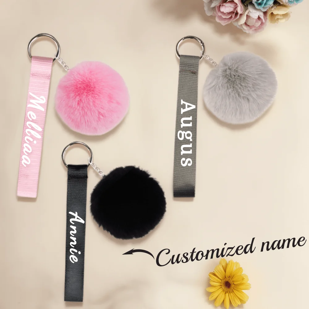 Customized Multi-Functional Hair Ball Pendant Keychain Upload Name Customized Stylish Simple Solid Color Personalized Keychains
Customized Multi-Functional Hair Ball Pendant Keychain Upload Name Customized Stylish Simple Solid Color Personalized Keychains