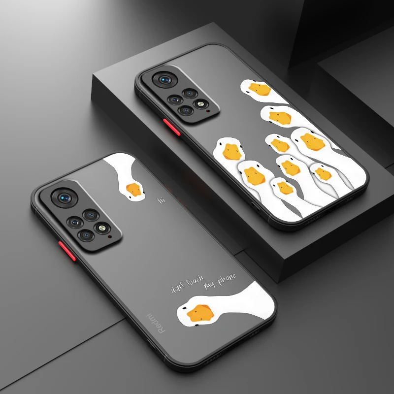 Cartoon Duck Cute Fashionable Frosted Translucent For Redmi Note 13 12 12S 12T 11 11T 11E 10 10S 9 Pro Plus 5G Cover Phone Case
Cartoon Duck Cute Fashionable Frosted Translucent For Redmi Note 13 12 12S 12T 11 11T 11E 10 10S 9 Pro Plus 5G Cover Phone Case