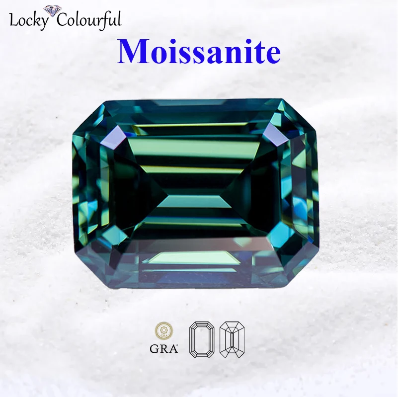 Moissanite Primary Green Color Emerald Cut VVS1 Charms Beads for DIY Jewelry Making Rings Pendant Materials with GRA Certificate
Moissanite Primary Green Color Emerald Cut VVS1 Charms Beads for DIY Jewelry Making Rings Pendant Materials with GRA Certificate