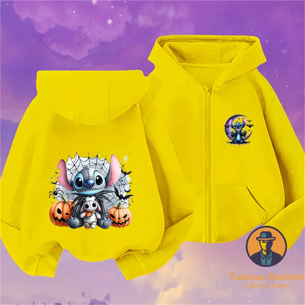 2025 Popular Stitch Halloween Children Zip Up Sweatshirt Cute Cartoon Print Windproof Warm Autumn Fashion
2025 Popular Stitch Halloween Children Zip Up Sweatshirt Cute Cartoon Print Windproof Warm Autumn Fashion