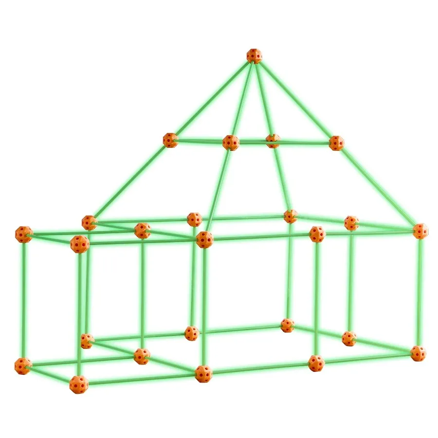 Glow In The Dark! Christmas Gift! Tent Fort Building Kit for Glow In The Dark STEM Construction Toy 85P
Glow In The Dark! Christmas Gift! Tent Fort Building Kit for Glow In The Dark STEM Construction Toy 85P