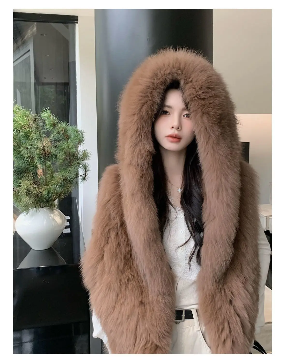 Faux Fur Zipper Jacket Vests Womens Fall Premium Tender Minimalist Simple Medium-Length Modern Soft Comfy Elastic Retro Flowy OL
Faux Fur Zipper Jacket Vests Womens Fall Premium Tender Minimalist Simple Medium-Length Modern Soft Comfy Elastic Retro Flowy OL
