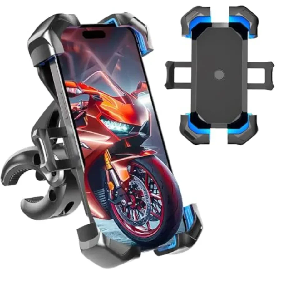 Universal Bike Phone Holder Mount for Cycling Motorcycle Scooter and Electric Mountain Bike Compatible with iPhone and Other Sm
Universal Bike Phone Holder Mount for Cycling Motorcycle Scooter and Electric Mountain Bike Compatible with iPhone and Other Sm