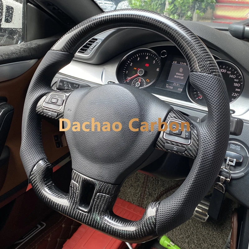 Real Carbon Fiber Steering Wheel For Volkswagen VW PASSAT MAGOTAN CC Scirocco R High Quality Custom Style
Real Carbon Fiber Steering Wheel For Volkswagen VW PASSAT MAGOTAN CC Scirocco R High Quality Custom Style