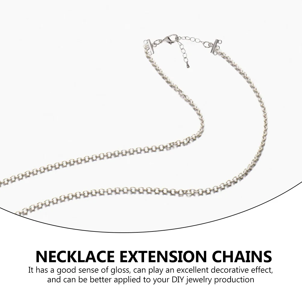 8 шт., удлинительные цепочки для ювелирных изделий из нержавеющей стали, регулируемые удлинители для ожерелья, браслета, удлинители для ожерелья «сделай сам», поставки 
8 шт., удлинительные цепочки для ювелирных изделий из нержавеющей стали, регулируемые удлинители для ожерелья, браслета, удлинители для ожерелья «сделай сам», поставки