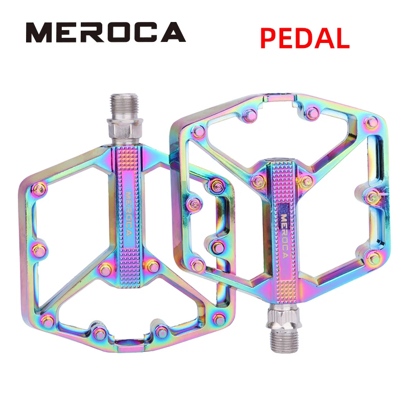 Factory Price MEROCA Bicycle Pedal Aluminum Alloy Cycling Accessories Ultra Light Widened Anti-slip Bearing MTB Road Bike Pedals
Factory Price MEROCA Bicycle Pedal Aluminum Alloy Cycling Accessories Ultra Light Widened Anti-slip Bearing MTB Road Bike Pedals