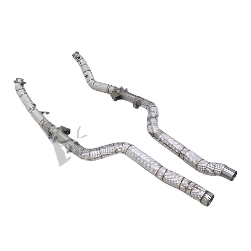 YD Stainless Steel Exhaust Pipe For Mercedes-Benz CLS63 AMG 2007-2022 Free Flow Heat Shield Exhaust Downpipe Car Exhaust System
YD Stainless Steel Exhaust Pipe For Mercedes-Benz CLS63 AMG 2007-2022 Free Flow Heat Shield Exhaust Downpipe Car Exhaust System