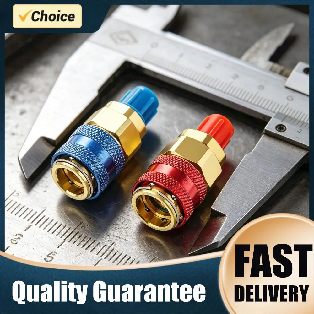 2PCS R134A High/Low 1/4in SAE Quick Coupler Connector Brass Adapters Air Conditioning Refrigerant Adjustable AC Manifold Gauge
2PCS R134A High/Low 1/4in SAE Quick Coupler Connector Brass Adapters Air Conditioning Refrigerant Adjustable AC Manifold Gauge