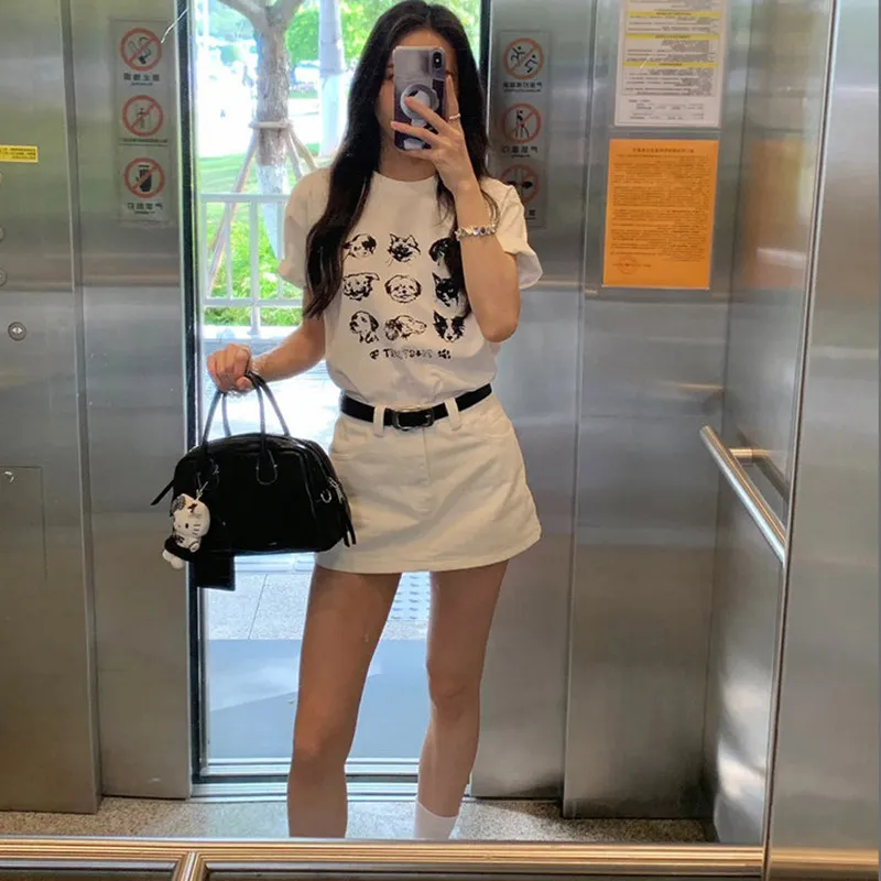 White High Waist Denim Skirt Women's Summer 2026 New Anti-Light Small Size A-Line Short Skirt Wear Resistant with
White High Waist Denim Skirt Women's Summer 2026 New Anti-Light Small Size A-Line Short Skirt Wear Resistant with