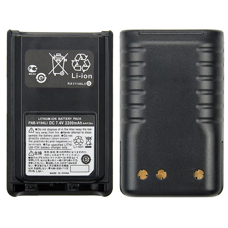 FNB-V104LI Аккумулятор для рации 2200 мАч 7,4 В для Yaesu Vertex VX-230 VX-231 VX-228 Двусторонние радиостанции Дополнительный литий-ионный аккумулятор FNB-V104
FNB-V104LI Аккумулятор для рации 2200 мАч 7,4 В для Yaesu Vertex VX-230 VX-231 VX-228 Двусторонние радиостанции Дополнительный литий-ионный аккумулятор FNB-V104