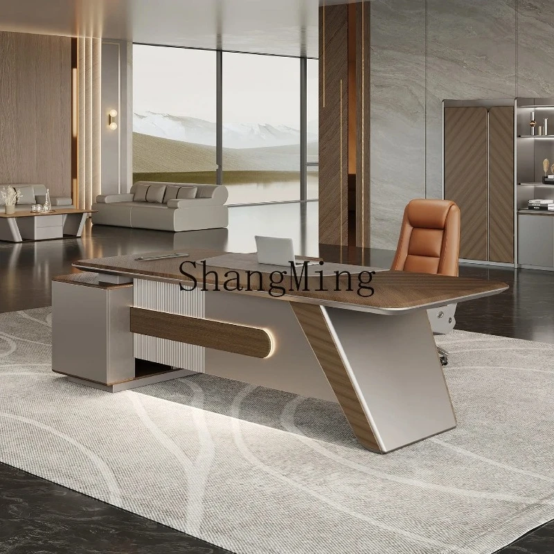 SM light luxury modern simple office desk and chair combination office manager computer office desk
SM light luxury modern simple office desk and chair combination office manager computer office desk