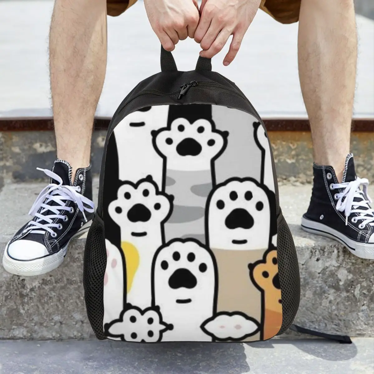 Cat Paw Lover Backpack Daypack Large Capacity Kids BookBag School Bag Shoulder Bags for Men Women
Cat Paw Lover Backpack Daypack Large Capacity Kids BookBag School Bag Shoulder Bags for Men Women