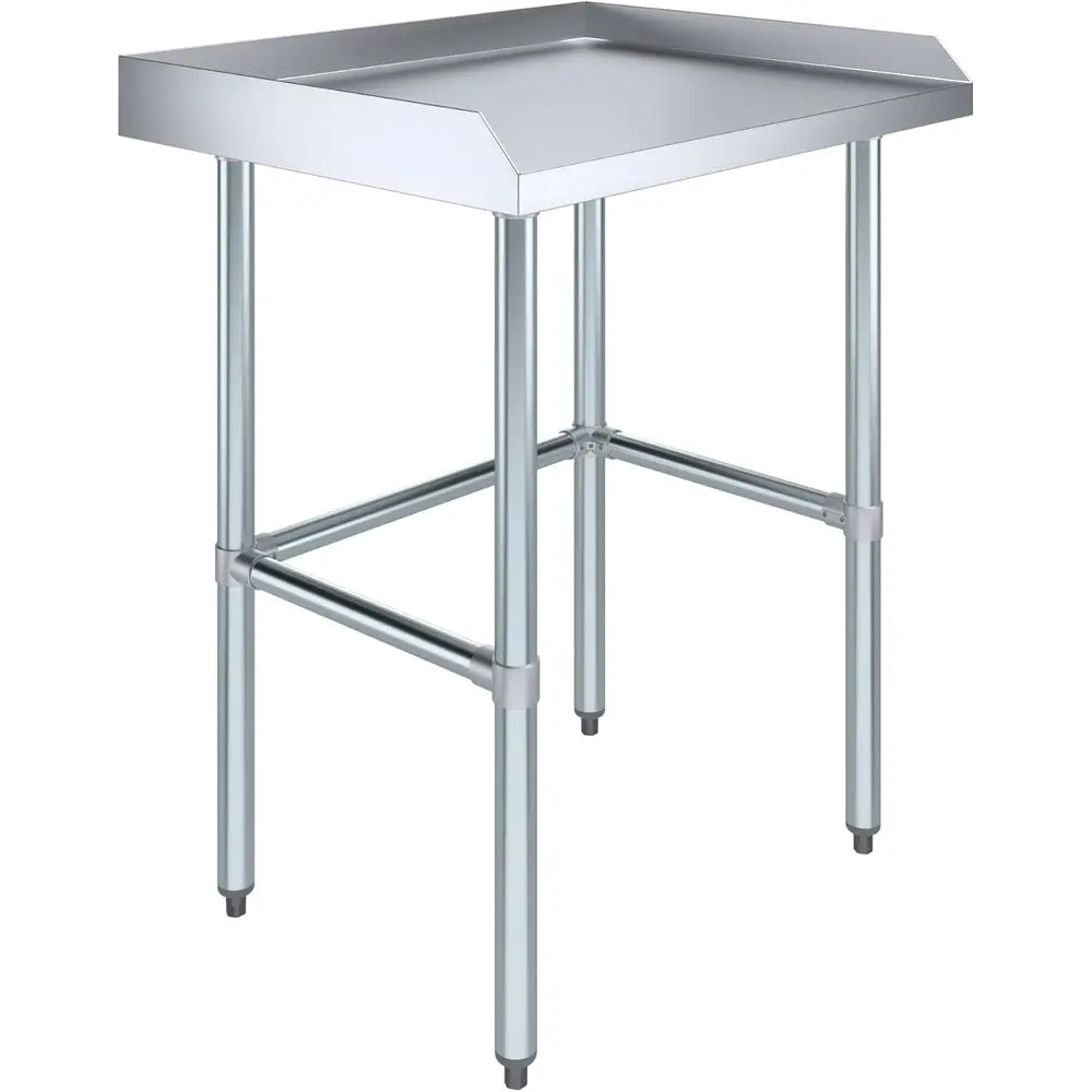 24 Stainless Steel Commercial Prep Table with Backsplash and Side Splashes for Kitchen, Restaurant, Garage, Laundry
24 Stainless Steel Commercial Prep Table with Backsplash and Side Splashes for Kitchen, Restaurant, Garage, Laundry