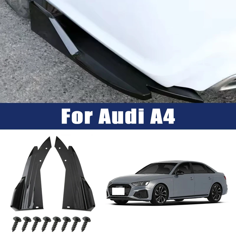 Car Rear Bumper Spoiler Lip Carbon Fiber Wing Trim Protection Anti-crash Diffuser Side Skirt Wrap Angle Splitter for Audi A4
Car Rear Bumper Spoiler Lip Carbon Fiber Wing Trim Protection Anti-crash Diffuser Side Skirt Wrap Angle Splitter for Audi A4