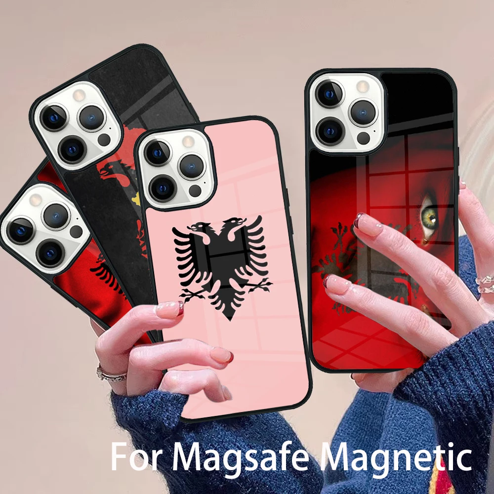 Albanian flag Albania Eagle Kosovo Phone Case Magesafe Magnetic Wireless Cover For IPhone 16 11 12 13 14 15 Pro Max Plus Mini
Albanian flag Albania Eagle Kosovo Phone Case Magesafe Magnetic Wireless Cover For IPhone 16 11 12 13 14 15 Pro Max Plus Mini