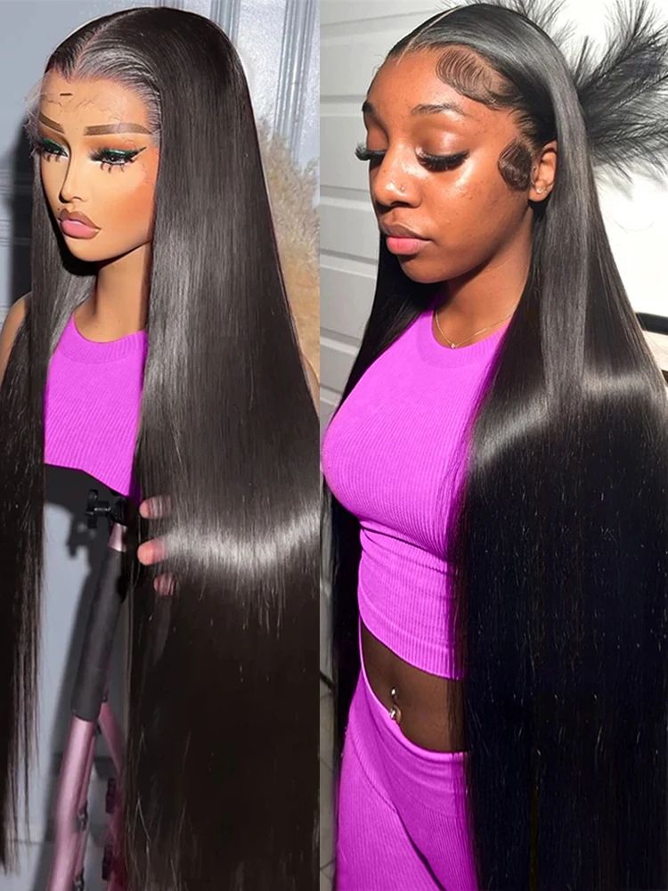 40 46 Inch Bone Straight 13x4 13x6 HD Transparent Lace Frontal Human Hair Wigs Brazilian 7x5 Glueless Wigs For Women 250 Density
40 46 Inch Bone Straight 13x4 13x6 HD Transparent Lace Frontal Human Hair Wigs Brazilian 7x5 Glueless Wigs For Women 250 Density