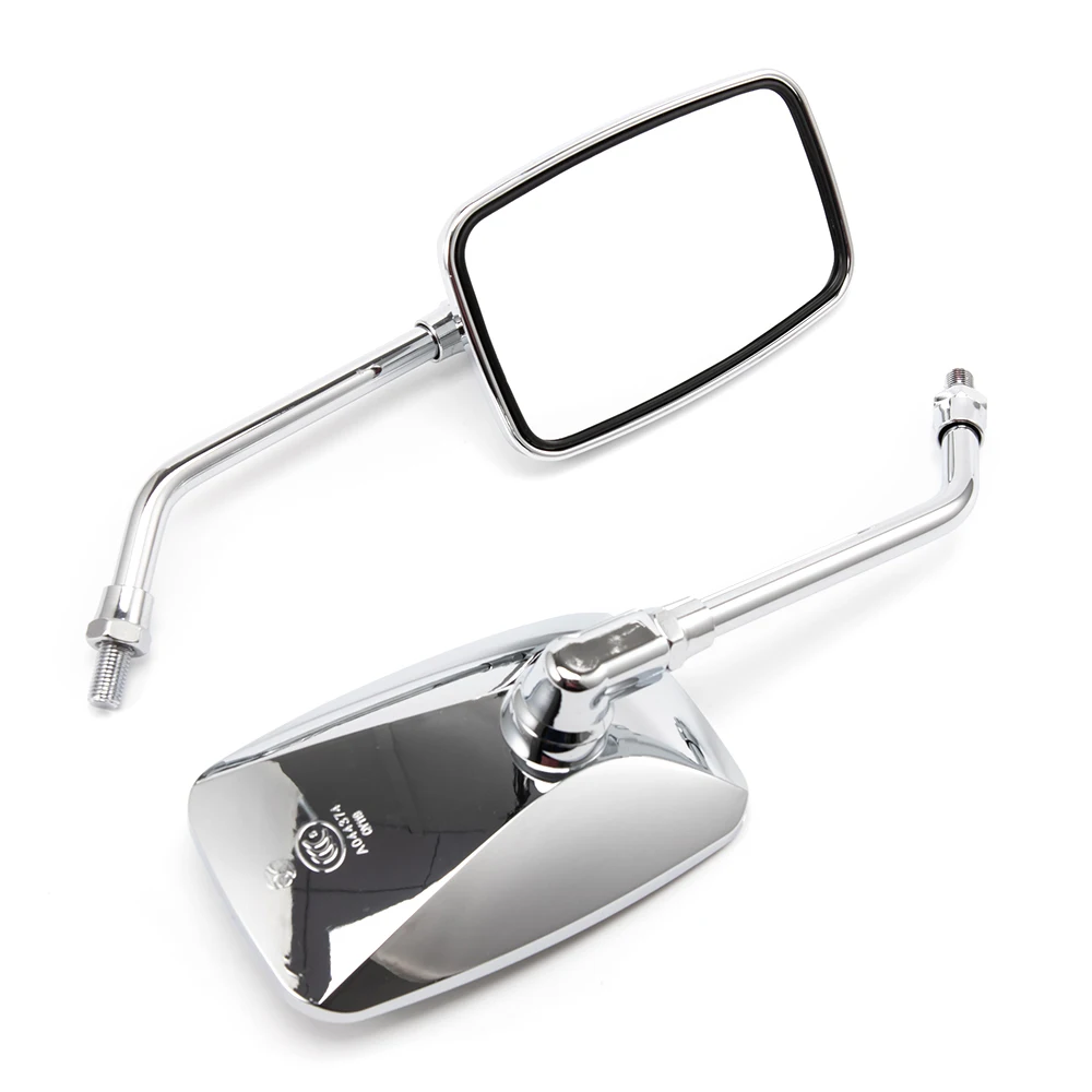 8mm 10mm Motorcycle Rear Side View Mirrors For Honda, Kawasaki, Suzuki Triumph Suzuki YAMAHA Retro Square Motorcycle Mirrors
8mm 10mm Motorcycle Rear Side View Mirrors For Honda, Kawasaki, Suzuki Triumph Suzuki YAMAHA Retro Square Motorcycle Mirrors