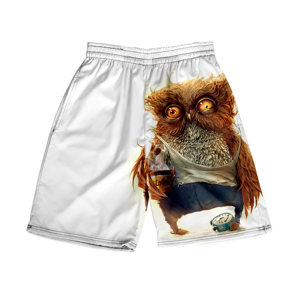 owl Beach Shorts Men's and women's clothing 3D digital printing casual shorts Fashion trend couple Pants
owl Beach Shorts Men's and women's clothing 3D digital printing casual shorts Fashion trend couple Pants