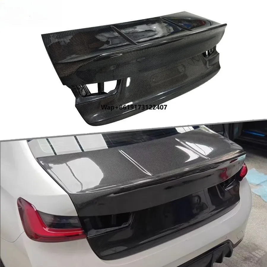 Dry Carbon Fiber Rear Trunk Lid for 3 Series G20 M3 G80 4 Series G22 M4 G82 Upgrade CSL Style Rear Trunk Cover Boot Lid
Dry Carbon Fiber Rear Trunk Lid for 3 Series G20 M3 G80 4 Series G22 M4 G82 Upgrade CSL Style Rear Trunk Cover Boot Lid