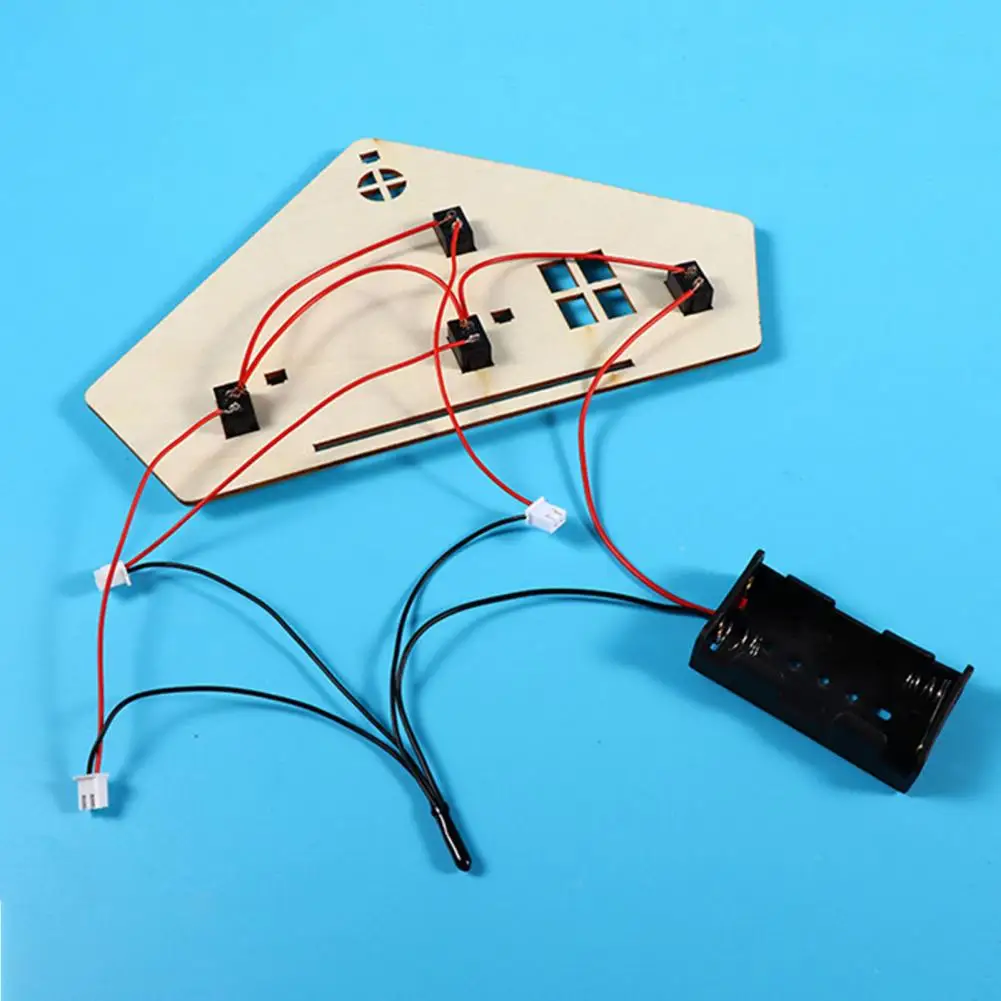 Детский набор для научных экспериментов, обучающий деревянный дом «сделай сам», серия светодиодных выключателей света, параллельный для детей для физики
Детский набор для научных экспериментов, обучающий деревянный дом «сделай сам», серия светодиодных выключателей света, параллельный для детей для физики