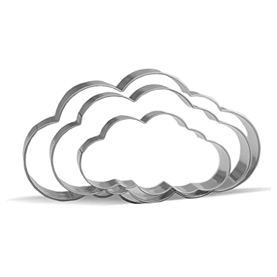 Cloud Ce Cutter Set - 4.7"3.9" 3" - 3 Piece - Stainless Steel
Cloud Ce Cutter Set - 4.7"3.9" 3" - 3 Piece - Stainless Steel