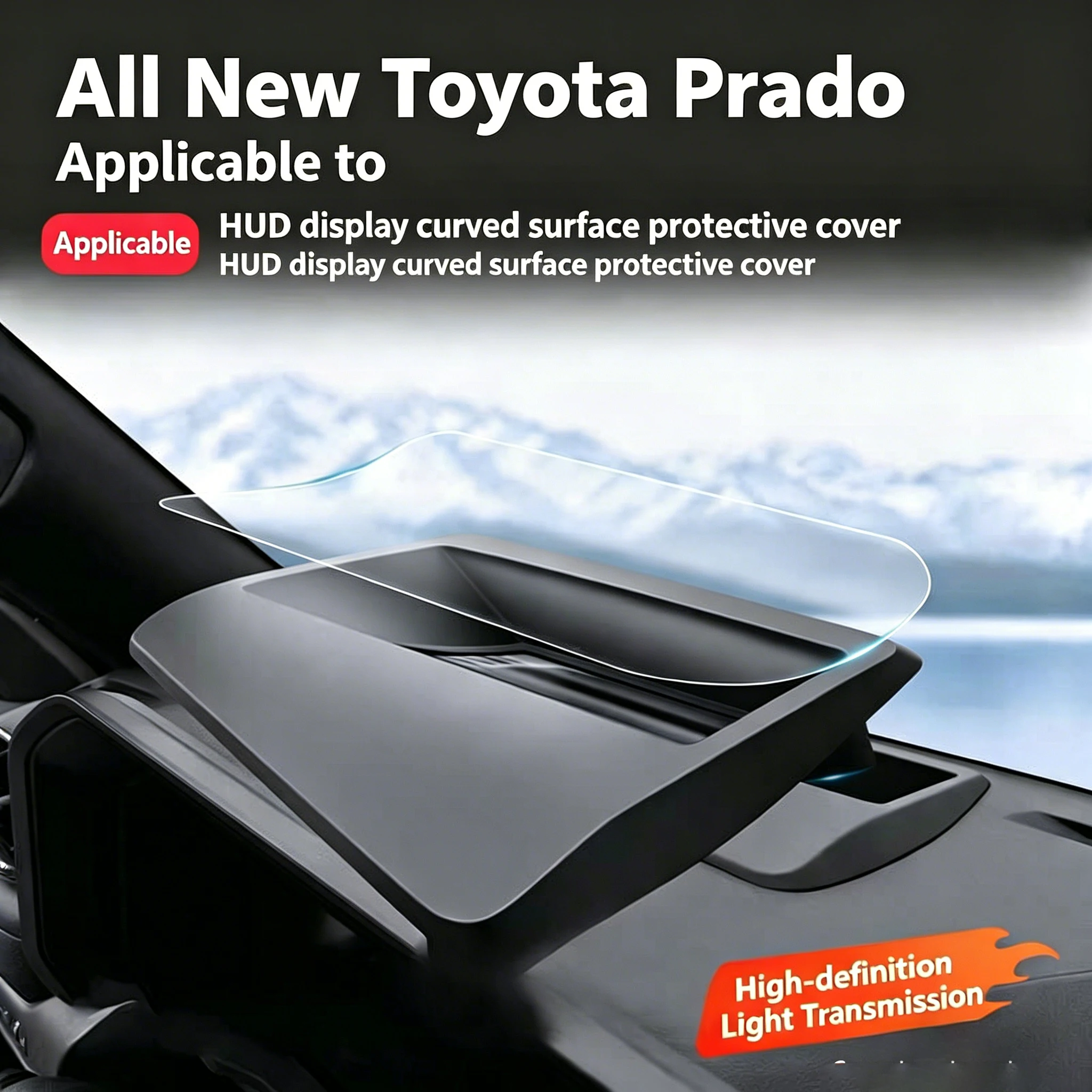 Car AR Ultra Clear HUD Protective Cover for Toyota Land Cruiser Prado 2024 2025 2026 Interior Upgrade Accessory
Car AR Ultra Clear HUD Protective Cover for Toyota Land Cruiser Prado 2024 2025 2026 Interior Upgrade Accessory