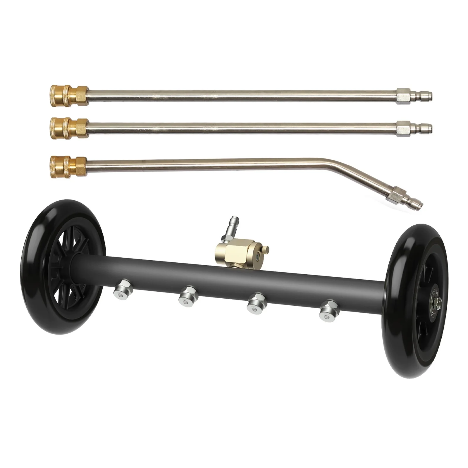 Pressure Washer Chassis Cleaner Chassis Cleaner Stainless Steel + Brass Water Broom Chassis Dual Mode Power Washer Attachment
Pressure Washer Chassis Cleaner Chassis Cleaner Stainless Steel + Brass Water Broom Chassis Dual Mode Power Washer Attachment