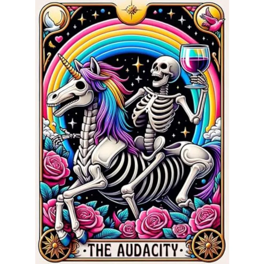 Skull Diamond Art Kits for Adults, Tarot Card Diamond Painting for Beginners, DIY Full Rhinestone 5D Gothic Diamond Painting Ki
Skull Diamond Art Kits for Adults, Tarot Card Diamond Painting for Beginners, DIY Full Rhinestone 5D Gothic Diamond Painting Ki