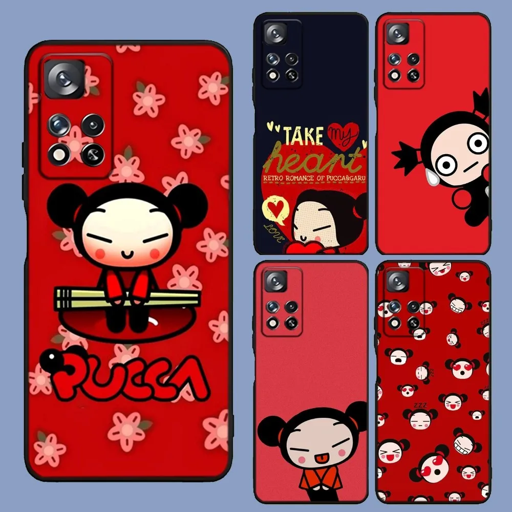 Cute Cartoon Pucca Garu Phone Case For Samsung Galaxy A13,A21s,A22,A31,A32,A52,A53,A71,A80,A91 Soft Black Cover
Cute Cartoon Pucca Garu Phone Case For Samsung Galaxy A13,A21s,A22,A31,A32,A52,A53,A71,A80,A91 Soft Black Cover