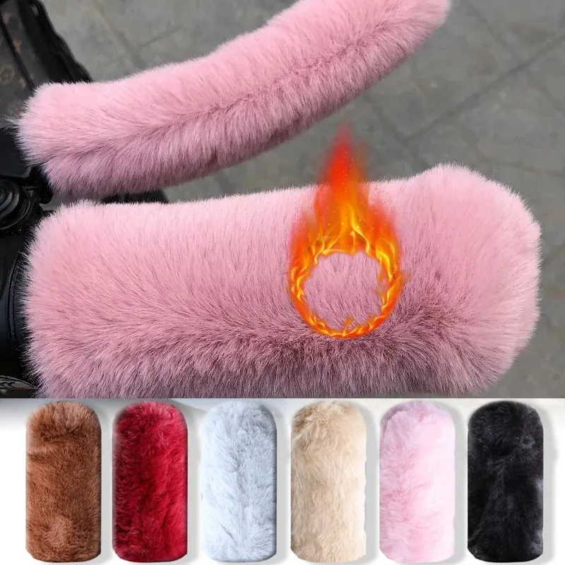 Motorcycles Plush Handlebar Covers Winter Warm And Comfortable Soft Plush Motorcycle Electric Bike Gloves Handlebar Covers Tools
Motorcycles Plush Handlebar Covers Winter Warm And Comfortable Soft Plush Motorcycle Electric Bike Gloves Handlebar Covers Tools