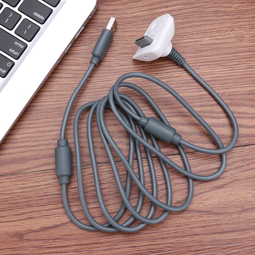 USB-кабель для зарядки контроллера. Отличный мягкий и удобный шнур питания из ПВХ для беспроводного джойстика XBOX 360.
USB-кабель для зарядки контроллера. Отличный мягкий и удобный шнур питания из ПВХ для беспроводного джойстика XBOX 360.
