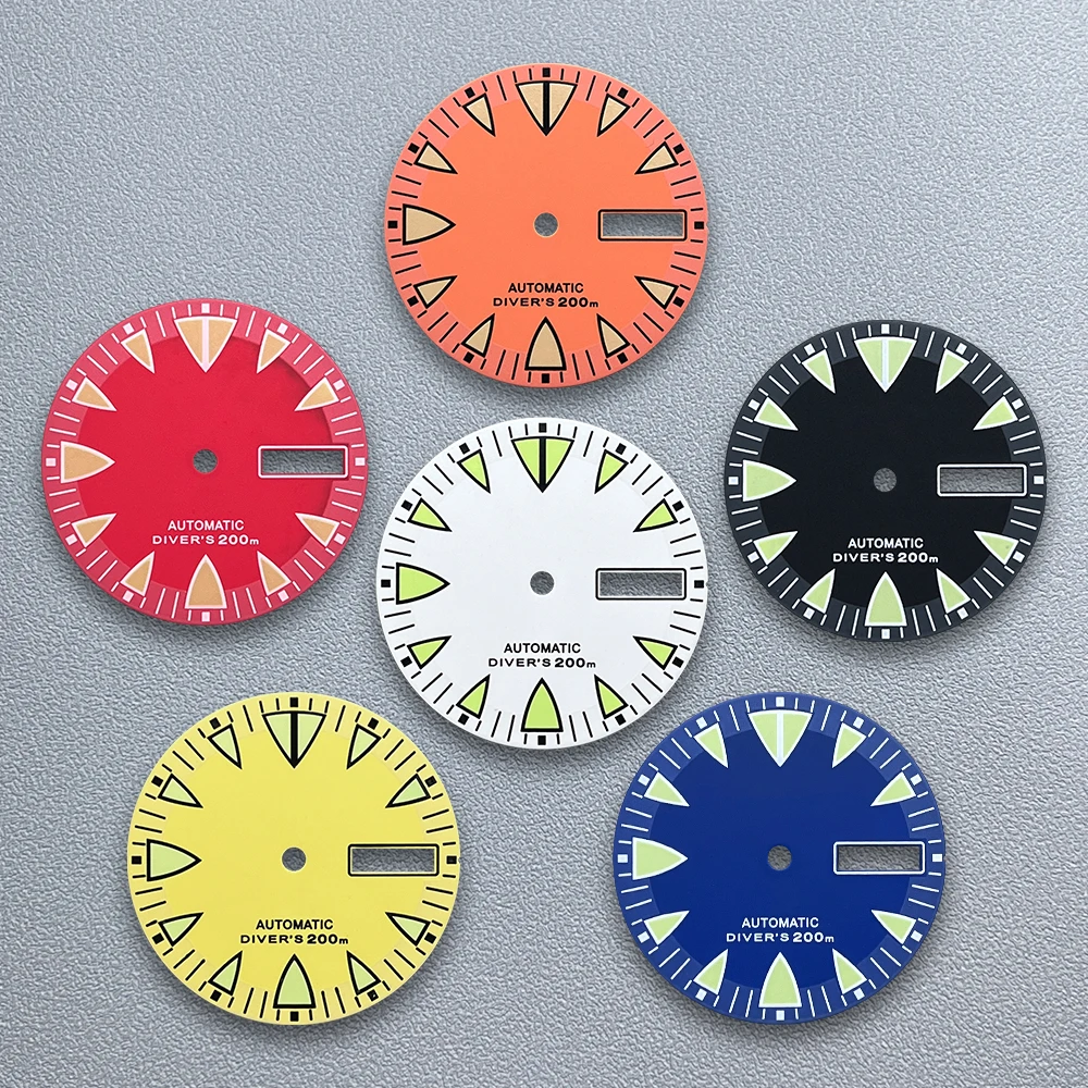 28.5mm S Logo Monster Dial Fit NH36/4R36 Japanese Movement Green Luminous Matte High-Quality Dial Watch Modification Accessories
28.5mm S Logo Monster Dial Fit NH36/4R36 Japanese Movement Green Luminous Matte High-Quality Dial Watch Modification Accessories