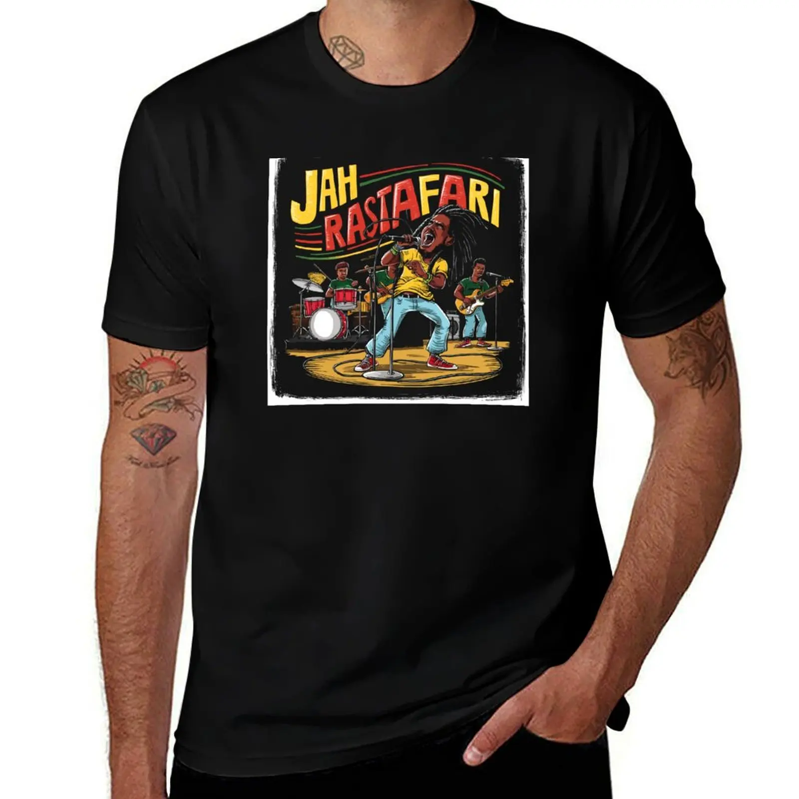 Jah Rastafari T-Shirt man clothes sublime plus size tops Clothing mens graphic t-shirts anime
Jah Rastafari T-Shirt man clothes sublime plus size tops Clothing mens graphic t-shirts anime