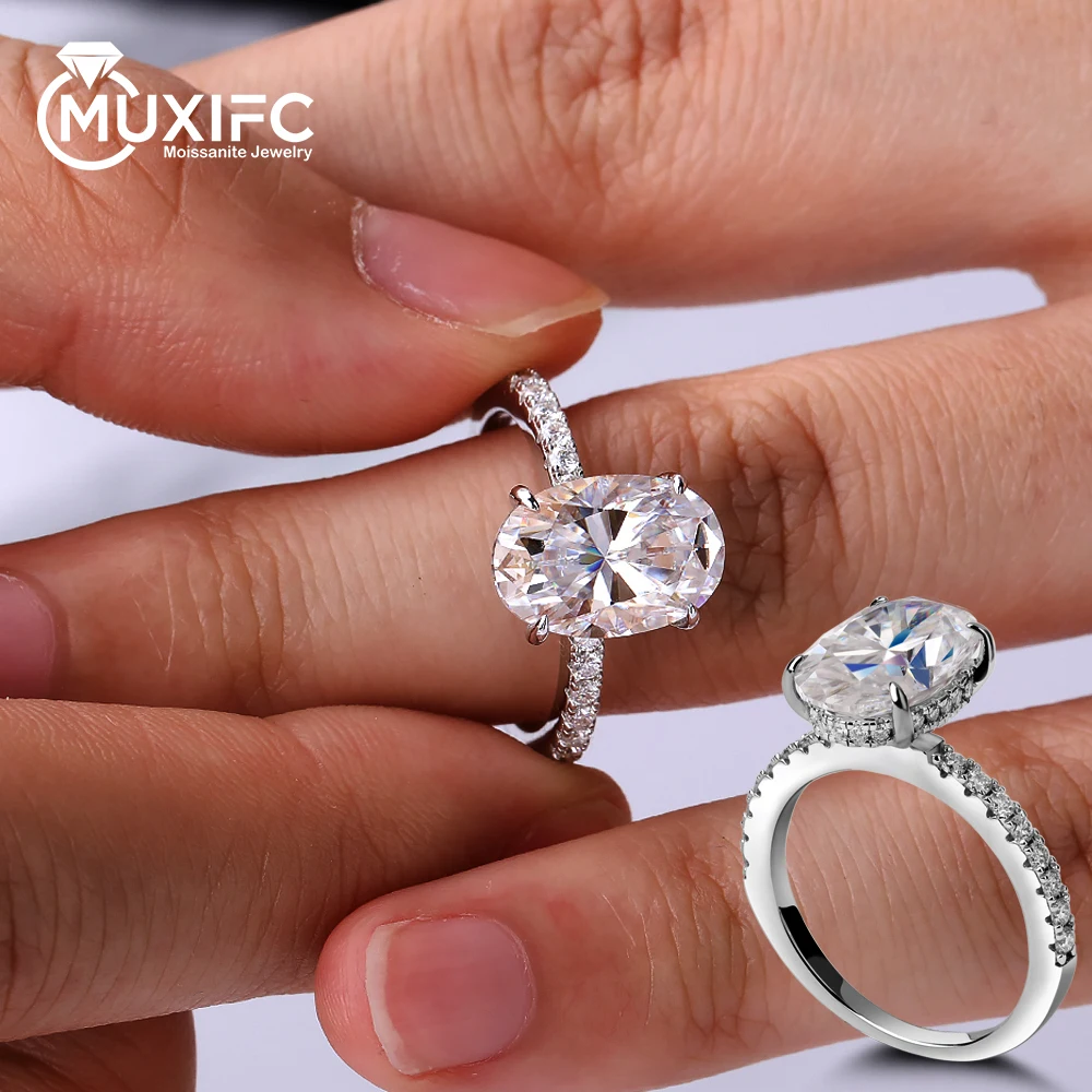 MUXIFC 4,5CT кольца с муассанитом овальной огранки для женщин с лабораторным бриллиантом и сертификатом GRA S925 серебряное обручальное кольцо ювелирные изделия в подарок
MUXIFC 4,5CT кольца с муассанитом овальной огранки для женщин с лабораторным бриллиантом и сертификатом GRA S925 серебряное обручальное кольцо ювелирные изделия в подарок
