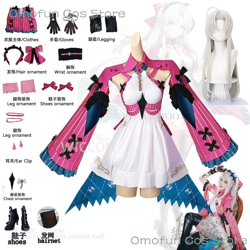 2025 Anime Game Wuthering Waves Cosplay Carlotta Montelli Costume Clothes Wigs For Girls Women Halloween Party Customized
2025 Anime Game Wuthering Waves Cosplay Carlotta Montelli Costume Clothes Wigs For Girls Women Halloween Party Customized