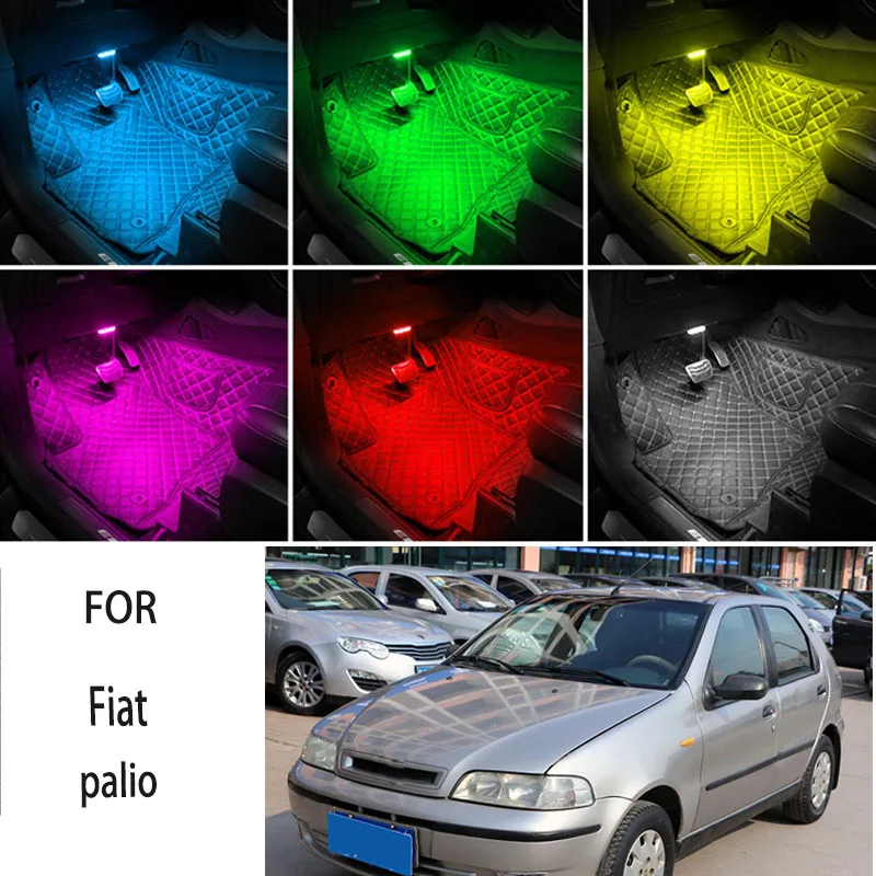 FOR Fiat-palio LED Car Interior Ambient Foot Light Atmosphere Decorative Lamps Party decoration lights Neon strips
FOR Fiat-palio LED Car Interior Ambient Foot Light Atmosphere Decorative Lamps Party decoration lights Neon strips