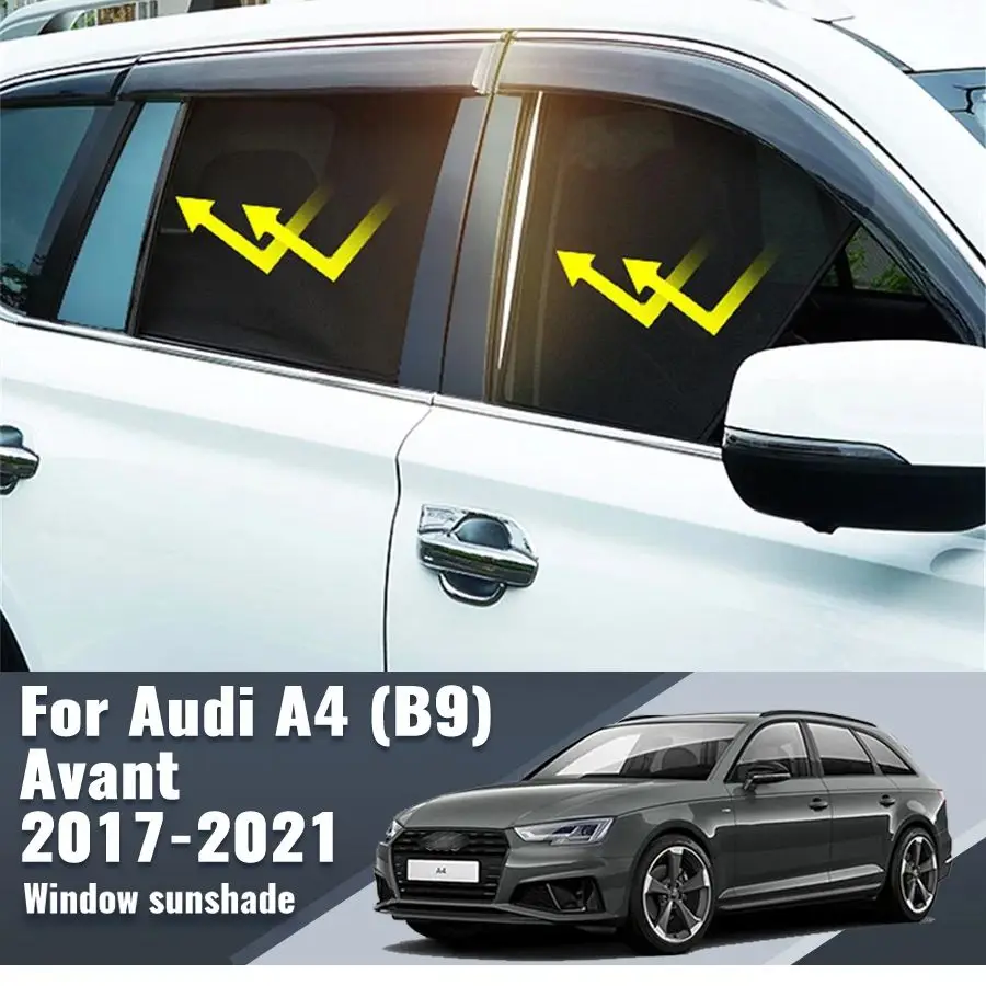 Для Audi A4 B9 Avant 2017-2024 автомобильный солнцезащитный козырек переднее лобовое стекло рамка занавеска заднее боковое детское окно солнцезащитный козырек
Для Audi A4 B9 Avant 2017-2024 автомобильный солнцезащитный козырек переднее лобовое стекло рамка занавеска заднее боковое детское окно солнцезащитный козырек