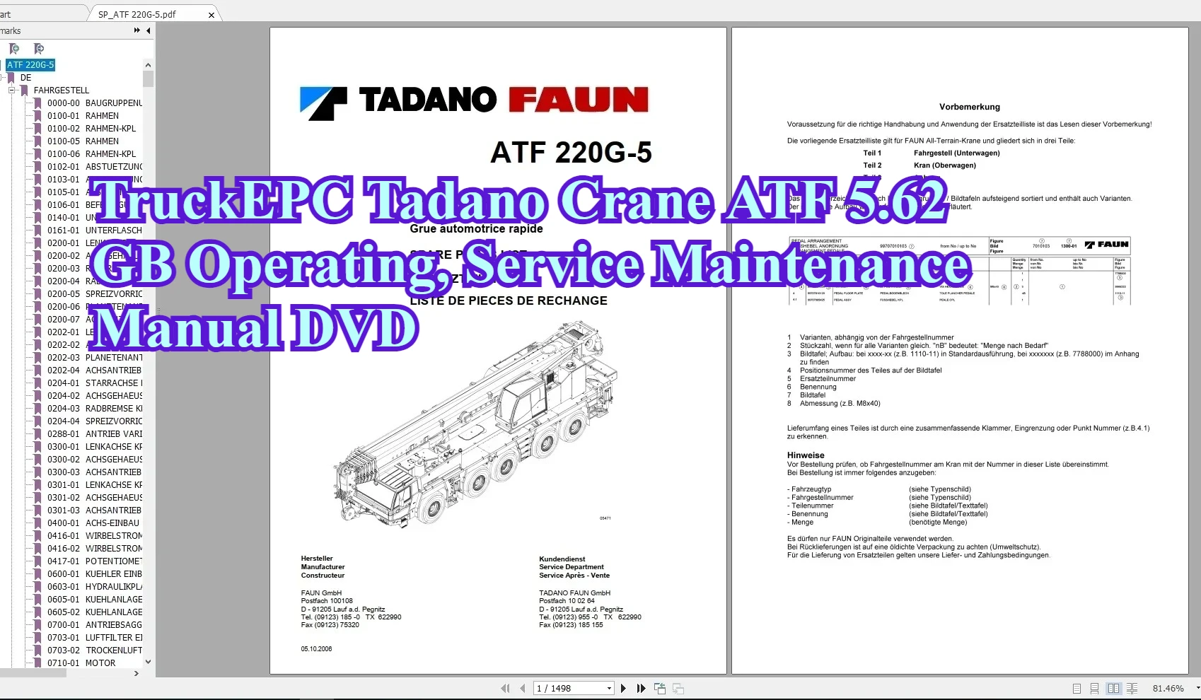 TruckEPC Tadano Crane ATF 5,62 ГБ Работает, руководство по техническому обслуживанию DVD
TruckEPC Tadano Crane ATF 5,62 ГБ Работает, руководство по техническому обслуживанию DVD