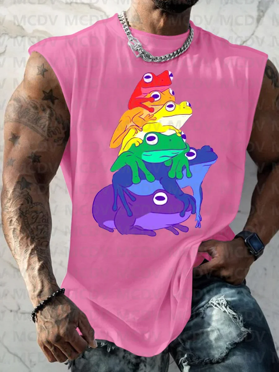 Toad Gay Vest Round Neck Sleeveless Tank Top 3D Printed Tank Tops Men Summer Tops
Toad Gay Vest Round Neck Sleeveless Tank Top 3D Printed Tank Tops Men Summer Tops