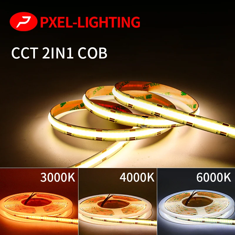 Светодиодная лента CCT 5 мм 8 мм 10 мм FOB COB 12 в 24 В 608 светодиодов/м гибкая светодиодная лента дневной свет белый теплый белый 3000K 6000k с регулируемой яркостью для декора
Светодиодная лента CCT 5 мм 8 мм 10 мм FOB COB 12 в 24 В 608 светодиодов/м гибкая светодиодная лента дневной свет белый теплый белый 3000K 6000k с регулируемой яркостью для декора