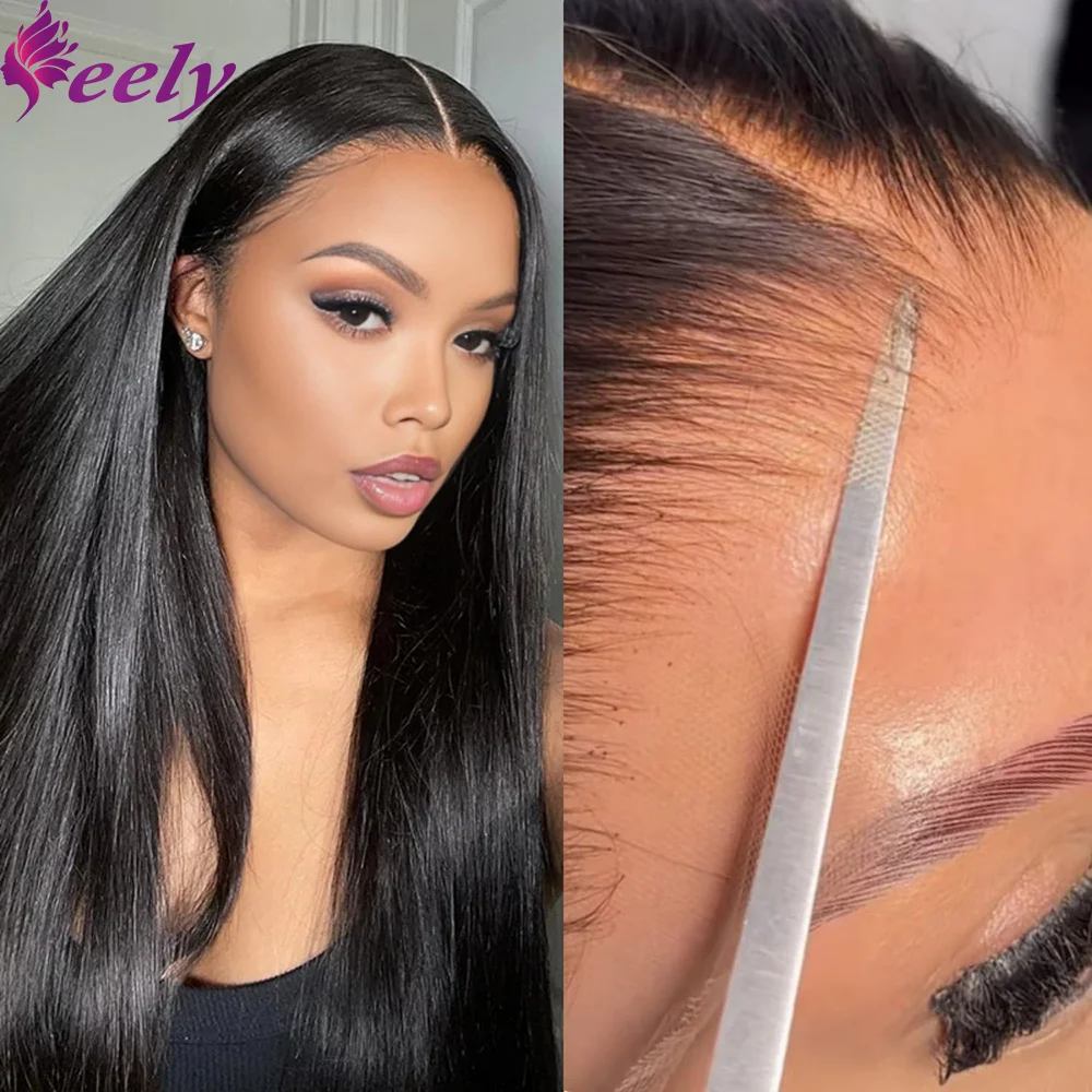 220% Density Straight 13x4 Lace Front Human Hair Wigs Pre Plucked 5x5 Glueless Wigs Human Hair Wear and Go For Women 32 Inch
220% Density Straight 13x4 Lace Front Human Hair Wigs Pre Plucked 5x5 Glueless Wigs Human Hair Wear and Go For Women 32 Inch