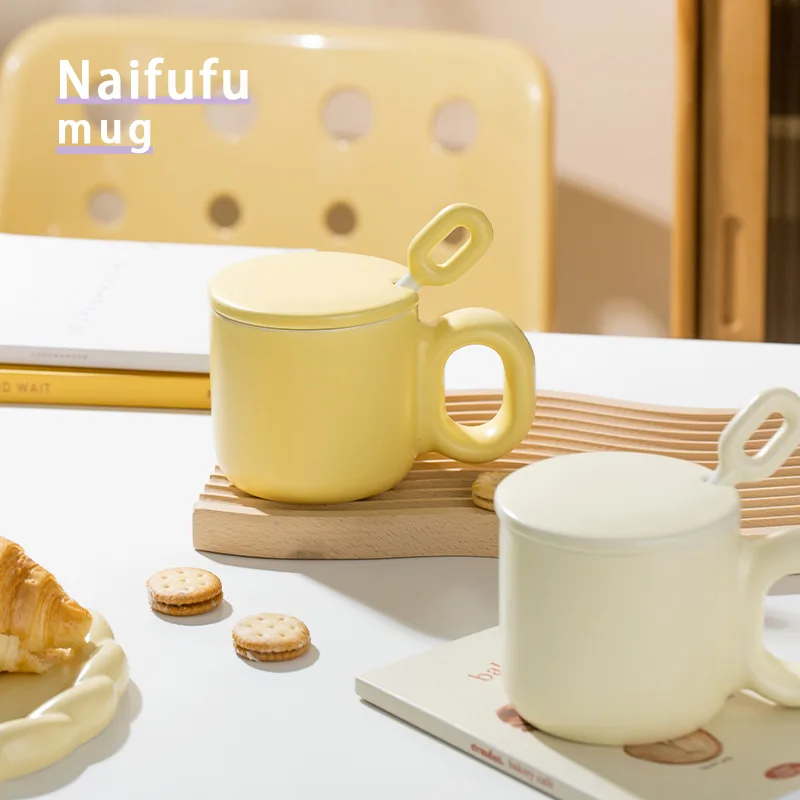 Yu Lu Cute Milk Fufu Cup Mug with Lid Coffee Cup Female Couple Ceramic Water Cup Office Large Capacity
Yu Lu Cute Milk Fufu Cup Mug with Lid Coffee Cup Female Couple Ceramic Water Cup Office Large Capacity