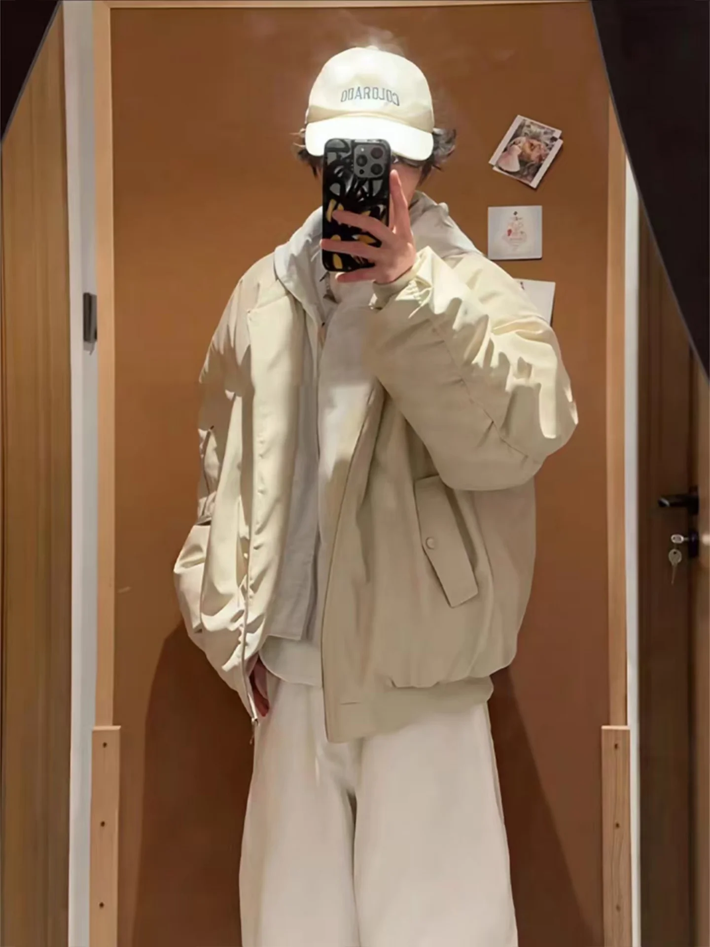 Men's Winter Thiened Hooded Flight Jaet Cotton Coat Warmth Outerwear Casual Sle Stand Fit Long Sve Zipper Closure
Men's Winter Thiened Hooded Flight Jaet Cotton Coat Warmth Outerwear Casual Sle Stand Fit Long Sve Zipper Closure