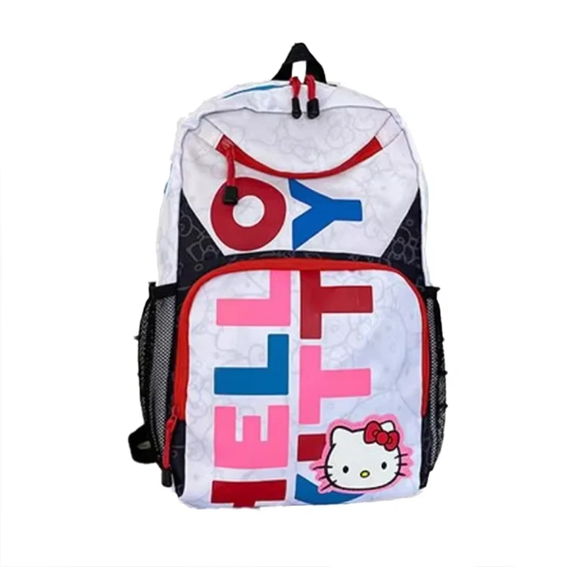 Sanrio Large Capacity Hello Kitty Backpack for Student Nylon Fabric Extended Adjustable Shoulder Strap Kawaii School Bag
Sanrio Large Capacity Hello Kitty Backpack for Student Nylon Fabric Extended Adjustable Shoulder Strap Kawaii School Bag
