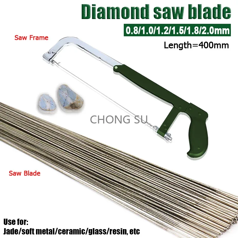 1-50pcs Diamond Metal Wire Saw Blade Cutter Cutting Tools For Jade Amber Metal Wood Ceramic 0.8/1.0/1.2/1.5/1.8/2.0mm L=400mm
1-50pcs Diamond Metal Wire Saw Blade Cutter Cutting Tools For Jade Amber Metal Wood Ceramic 0.8/1.0/1.2/1.5/1.8/2.0mm L=400mm