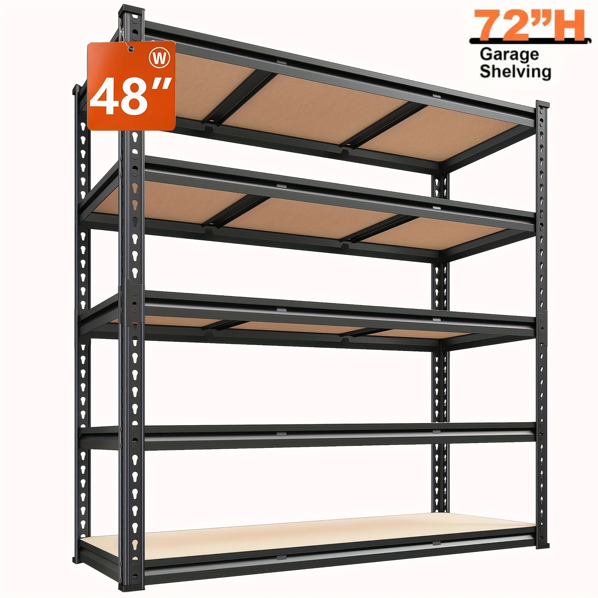 Storage Shelves 48" W Garage Shelving Heavy Duty 5 Tier Heavy Duty Shelving Adjustable Garage Shelves for Basement, Warehouse,
Storage Shelves 48" W Garage Shelving Heavy Duty 5 Tier Heavy Duty Shelving Adjustable Garage Shelves for Basement, Warehouse,