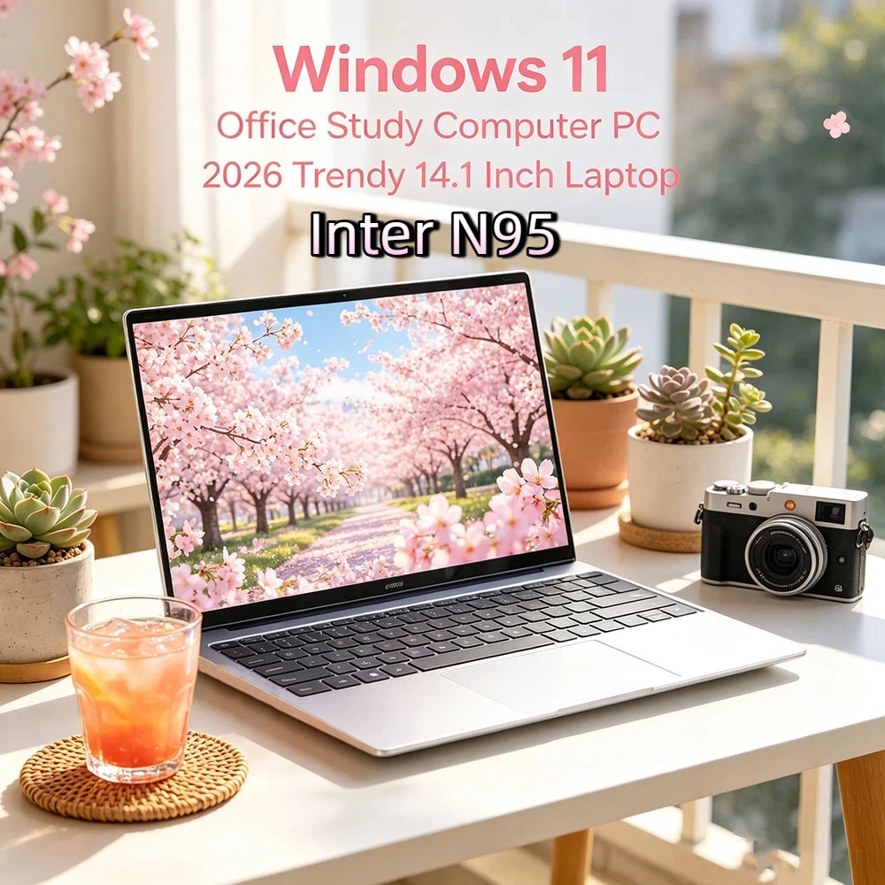 Advanced 14.1" Ultra-clear Laptop N95 120Hz FHD IPS Display 7500mAh 32GB/2TB SSD Backlit Keyboard Fingerprint Unlock
Advanced 14.1" Ultra-clear Laptop N95 120Hz FHD IPS Display 7500mAh 32GB/2TB SSD Backlit Keyboard Fingerprint Unlock