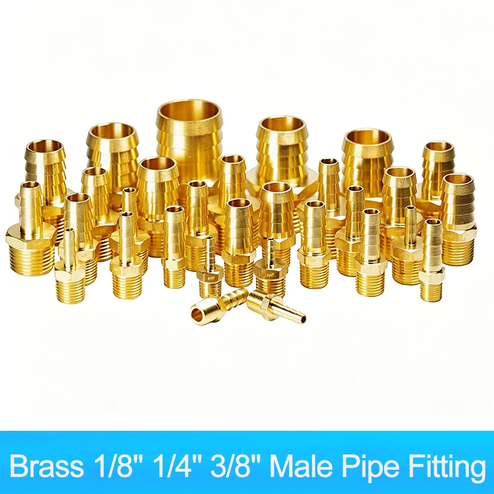 BSP Brass Male Thread Barb Tail Pipe Fitting Copper Joint Hose Connector Coupler Adaptor 1/8" 1/4" 3/8" for Water Fuel Air Pipe
BSP Brass Male Thread Barb Tail Pipe Fitting Copper Joint Hose Connector Coupler Adaptor 1/8" 1/4" 3/8" for Water Fuel Air Pipe