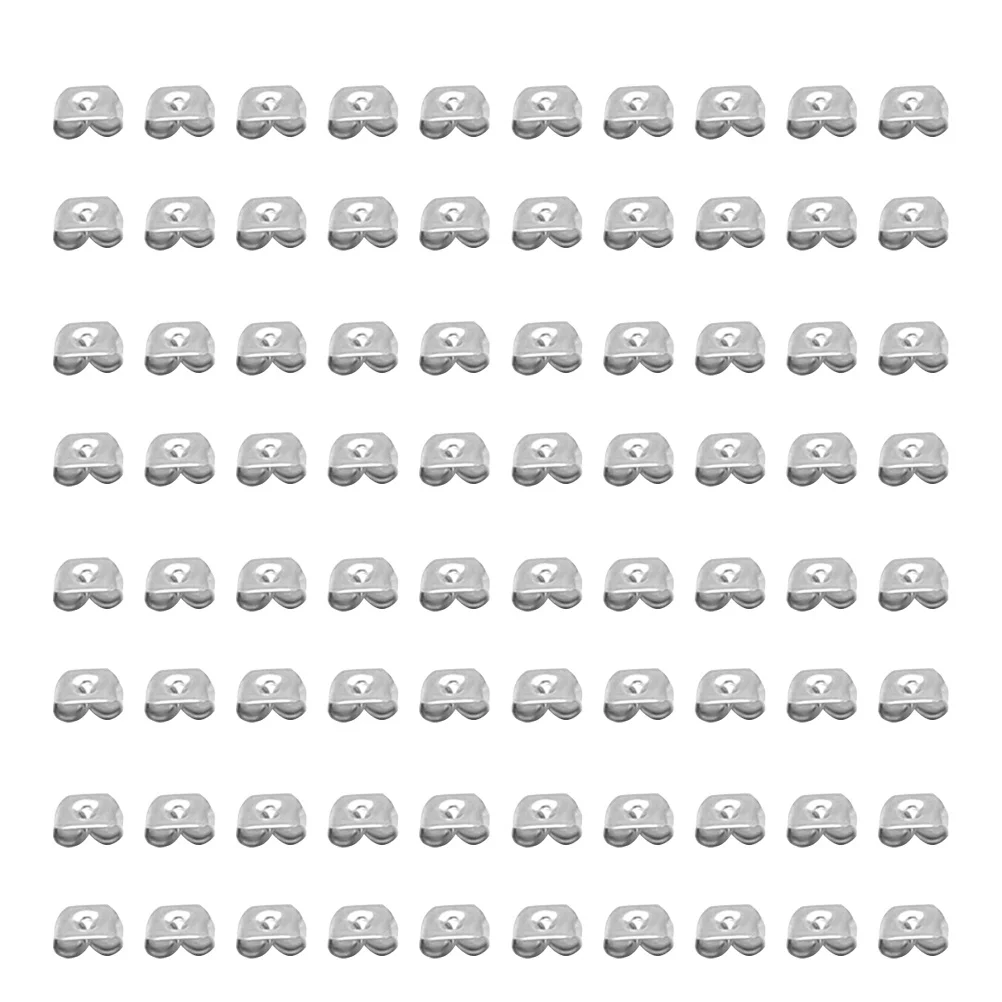 500Pcs Stainless Steel Earnut Butterfly Earring Backs Secure Stopper for DIY Earrings Earnuts Ear Stopper Stainless Steel Earnut
500Pcs Stainless Steel Earnut Butterfly Earring Backs Secure Stopper for DIY Earrings Earnuts Ear Stopper Stainless Steel Earnut